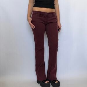 Vintage Roxy Jean Burgundy Pants